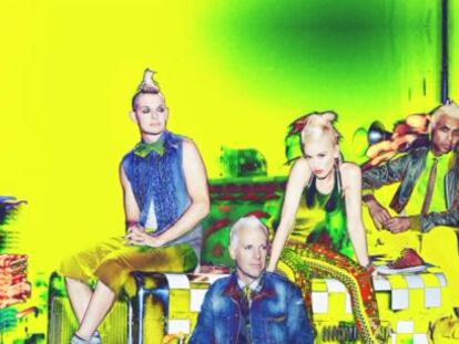 No Doubt en una imagen promocional