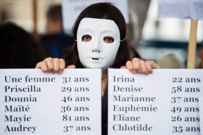 Al menos 146 mujeres murieron en Francia en 2019 víctimas de la violencia machista