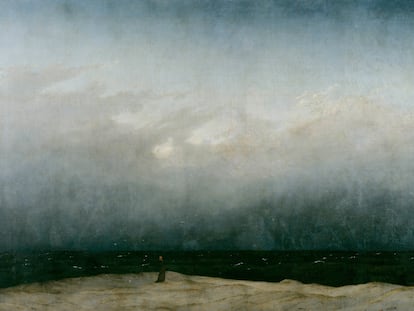 'Monje a la orilla del mar' (1808-1810), de Caspar David Friedrich.