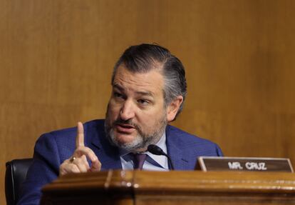 Ted Cruz, esta semana en el Senado de Estados Unidos.