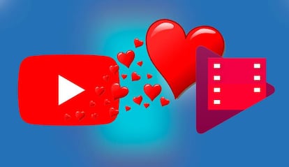 YouTube y Google Pel&iacute;culas