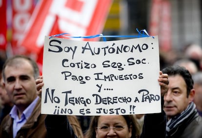 Manifestación contra la reforma laboral en Pamplona en 2012.