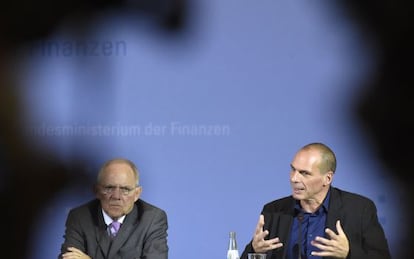 Schäuble i Varufakis compareixen aquest dijous a Berlín.