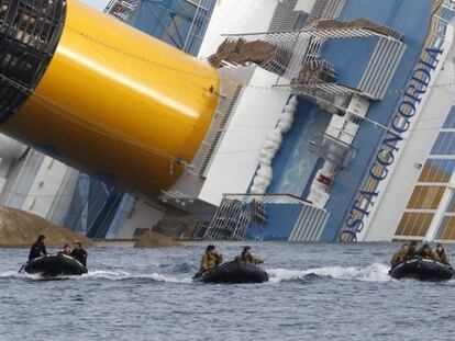 El crucero Costa Concordia.