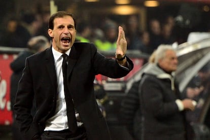 El entrenador del Milan, Massimiliano Allegri 