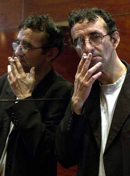 Roberto Bolaño, en Barcelona en 2002, un año antes de su muerte.