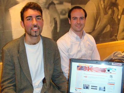 Amir Reza Najjari García y Bernardino Todolí López.