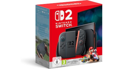 Vista de la consola de videojuegos Nintendo Switch 2