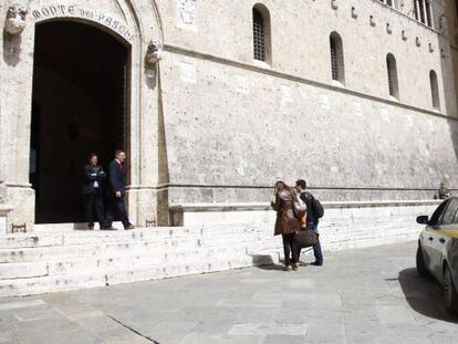 Registro de la sede de Banca Monte dei Paschi di Siena, llevado a cabo hace unos a&ntilde;os por la guardia de Finanzas.