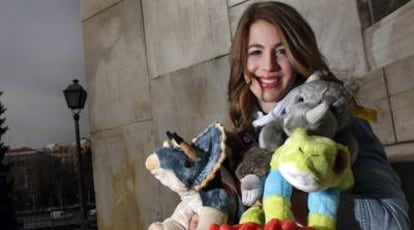 Laura Esquivel, fotografiada el miércoles ante el Museo de Ciencias Naturales, en Madrid.