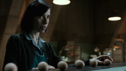 A atriz Sally Hawkins é uma das candidatas ao Oscar de melhor atriz. Essa é uma das 13 indicações que o filme do mexicano Guillermo Del Toro recebeu nesta edição do prêmio, cuja cerimônia de entrega acontece neste domingo, 4 de março.