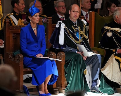 Los príncipes de Gales, conocidos como duques de Rothesay en Escocia, han formado parte del acto. 