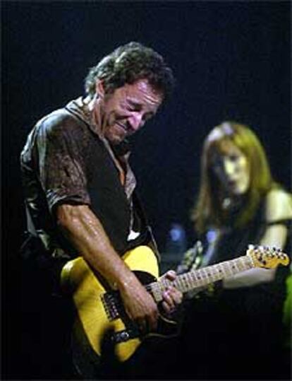Bruce Springsteen, en un concierto en Barcelona.