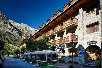 El hotel Ciria, en Benasque (Huesca).