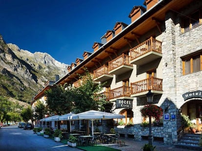 El hotel Ciria, en Benasque (Huesca).