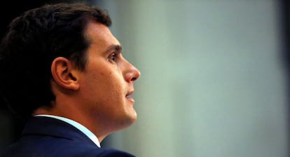 Albert Rivera, l&iacute;der de Ciudadanos. 