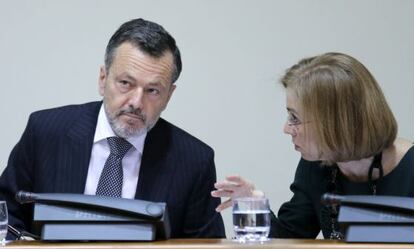 Agustín Fernández durante su intervención