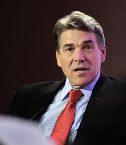 El candidato a las primarias republicanas de Estados Unidos, Rick Perry.