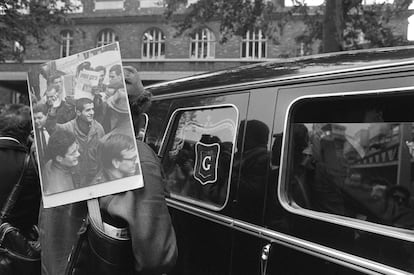 Funeral of Pierre Goldman in Paris, September 28, 1979.