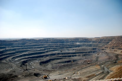 Una explotación de tierras raras en Bayan Obo, China, que contienen algunos de los mayores depósitos del mundo.
