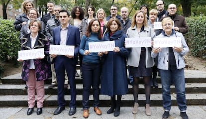 Varios altos cargos socialistas se reúnen esta mañana para apoyar la marcha del 7 de noviembre contra la violencia de género.