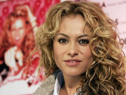 La cantante mexicana Paulina Rubio