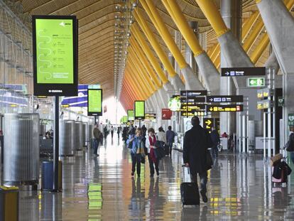 Aeropuerto de Madrid-Barajas.