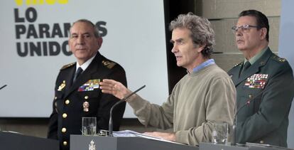 El director del Centro de Coordinación de Alertas y Emergencias Sanitarias del Ministerio de Sanidad, Fernando Simón.