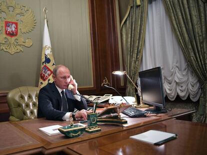 El presidente ruso, Vladímir Putin, en diciembre de 2018 en San Petersburgo.
