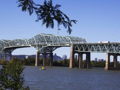 El puente de Champlain en Montreal que ser&aacute; derribado.