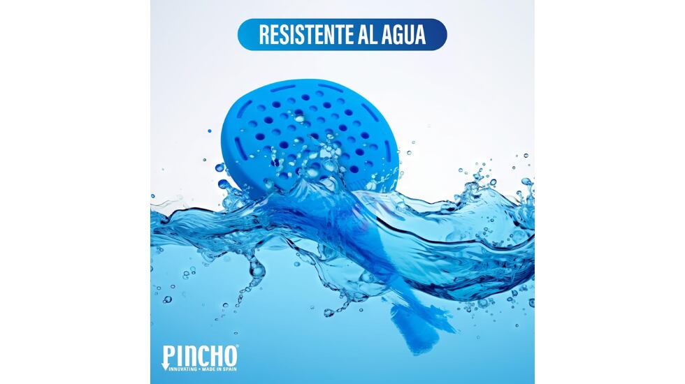 Las palas están fabricadas con un material impermeable.