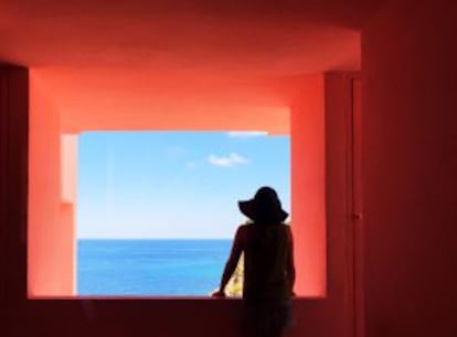 Interior de La Muralla Roja, en Calpe.