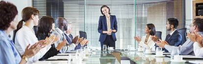 Las empresas estadounidenses prefieren hablar de 'inducción' antes que de 'acogida'.
