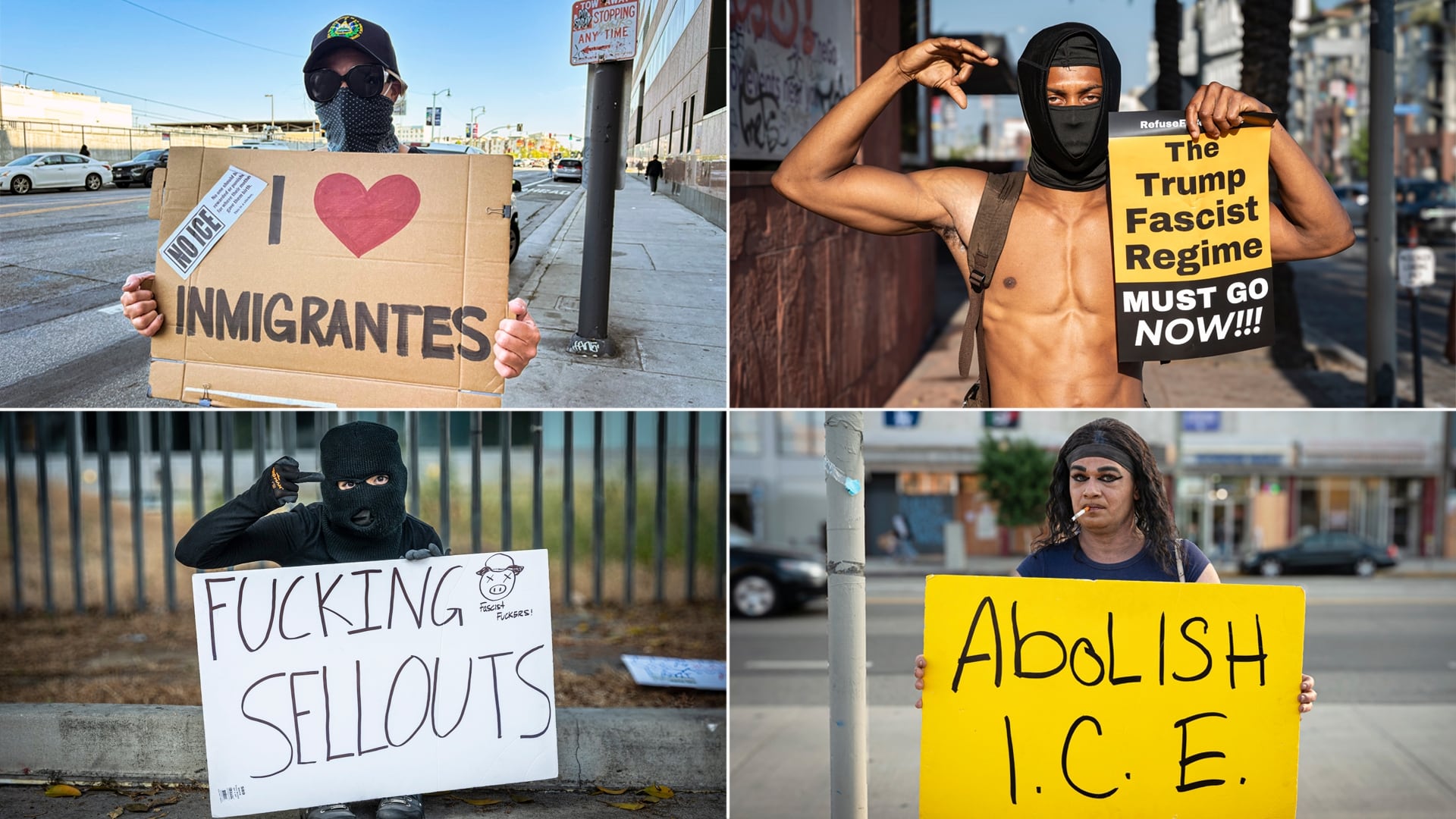 Los Ángeles marca el paso de las protestas anti-Trump: “No dejemos entrar al miedo”