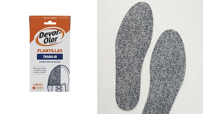 Estas plantillas para pies neutralizan los ácidos que causan el mal olor. DEVOR-OLOR/AMAZON.