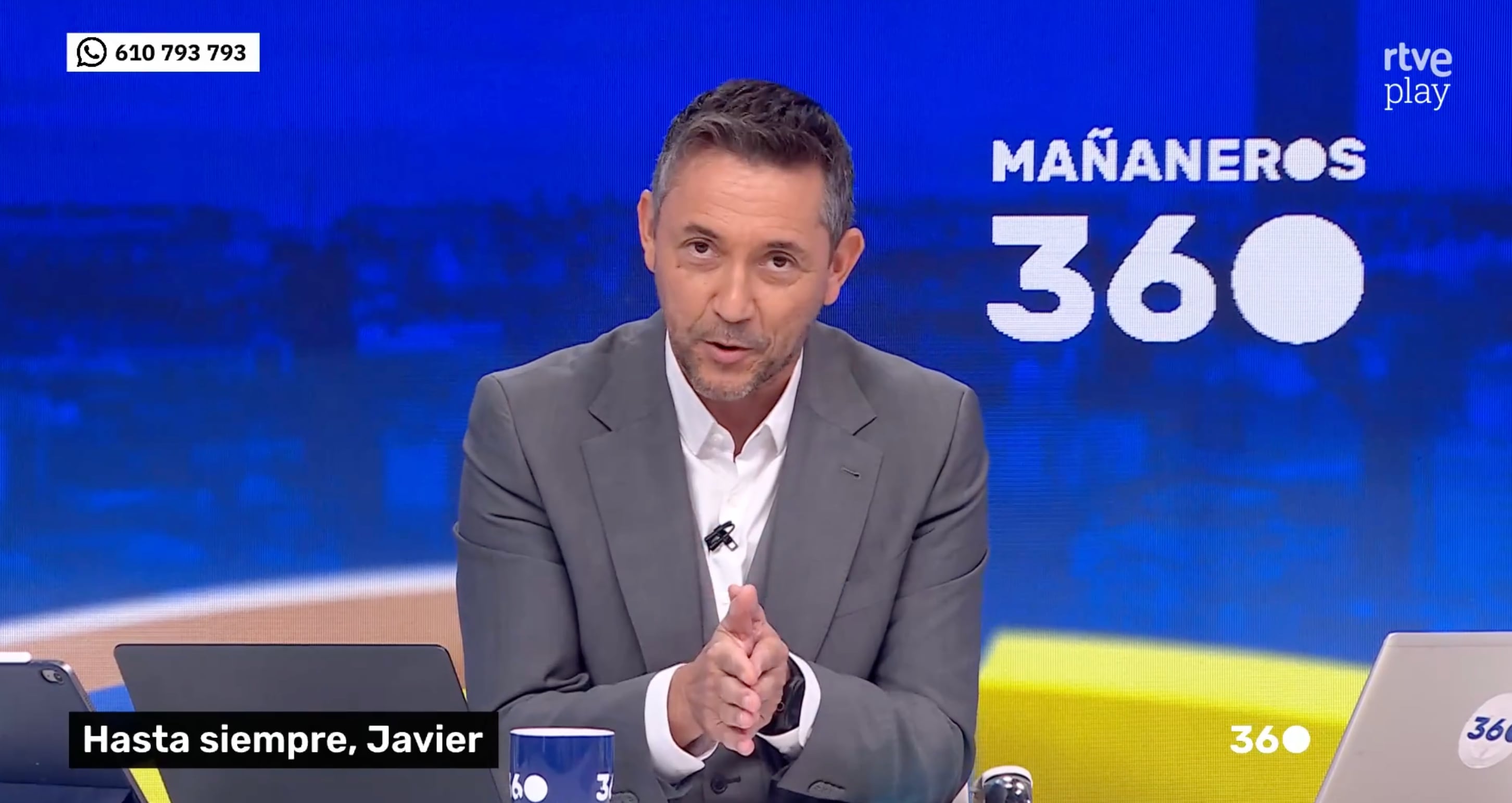 El mensaje de Javier Ruiz a la audiencia al despedirse de RTVE: “Sigan conectados. Nunca han tenido tanto poder en sus manos”