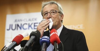 Jean-Claude Juncker, presidente de la Comisi&oacute;n Europea, el domingo en Bruselas