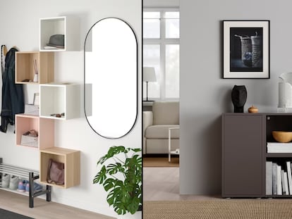 Muebles modulares Ikea.