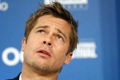 Brad Pitt, durante la presentación de <i>Babel</i>