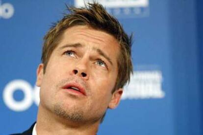 Brad Pitt, durante la presentación de <i>Babel</i>