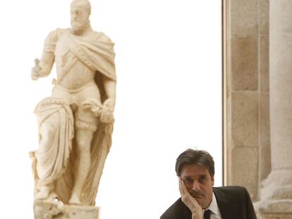 Nicholas Penny, durante su reciente visita al museo del Prado, en Madrid.