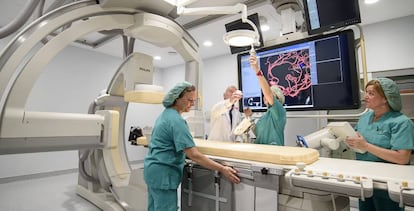 Unidad de Radiología del Hospital de Basurto (Bilbao).
