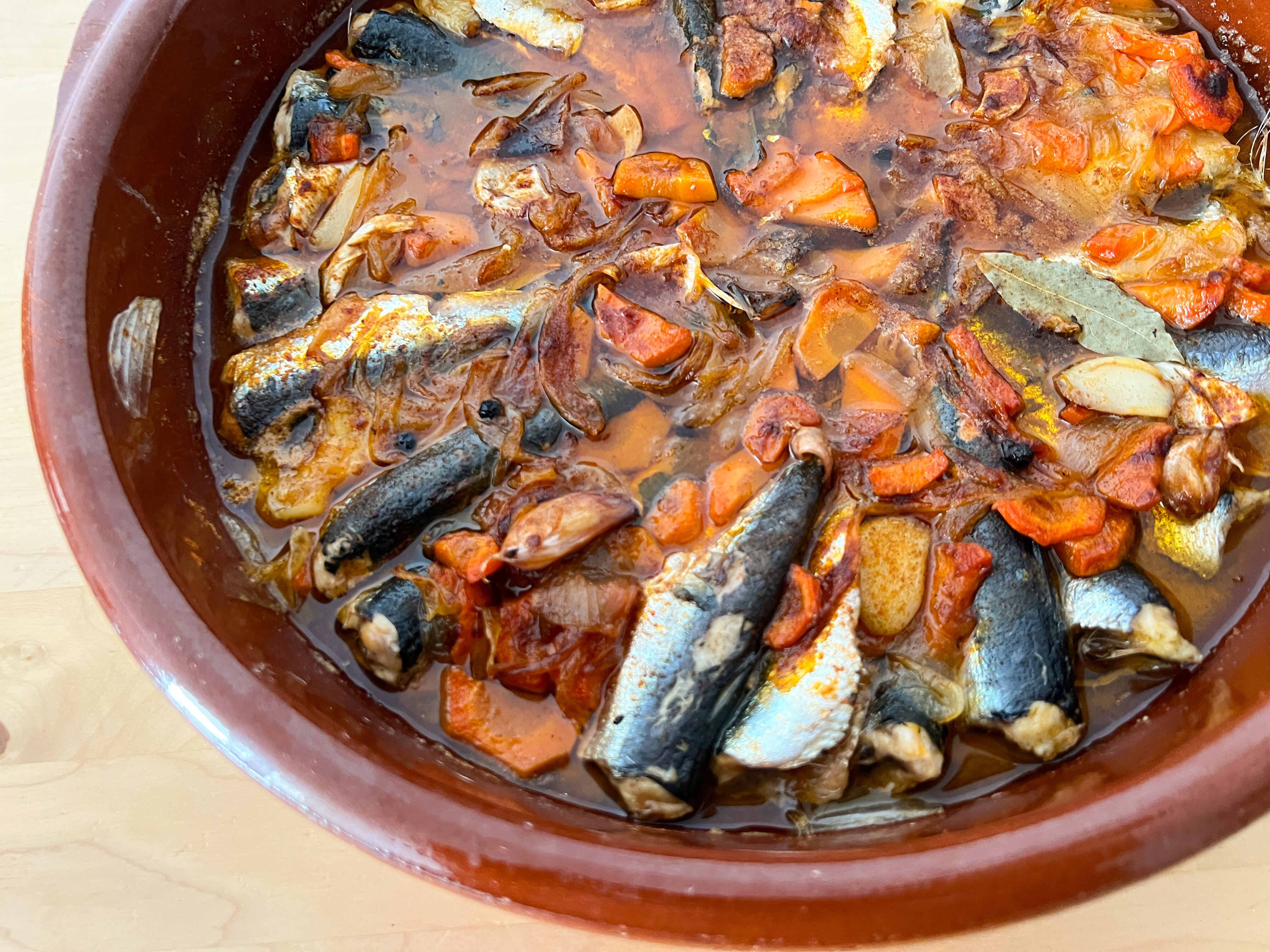 Sardinas en escabeche clásicas, sin freír y sin harina