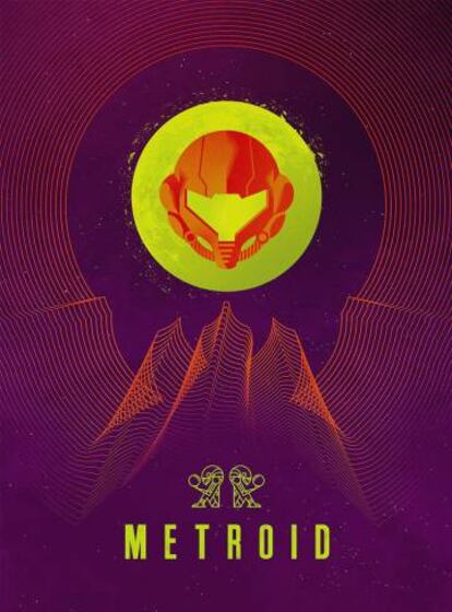 'Fan-art' inspirado en la franquicia 'Metroid'.