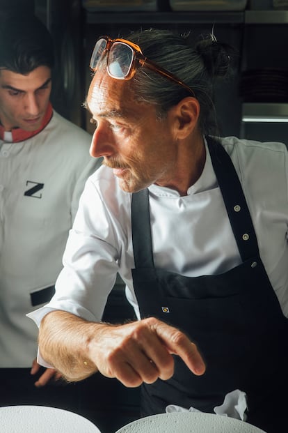 Iñaki Arrieta, chef de Rekondo desde hace dos décadas, fue el encargado de coordinar y organizar la carta que los llevó hasta Zalacaín.
