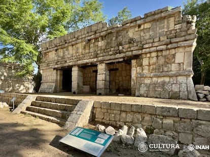 Una de las estructuras de Chichén Viejo.