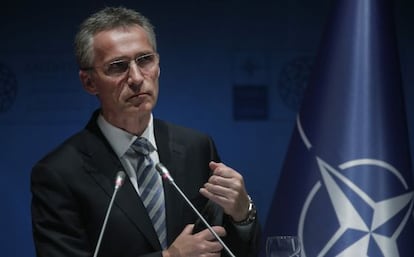 El secretario general de la OTAN, Jens Stoltenberg, este miércoles en Antalya (Turquía).