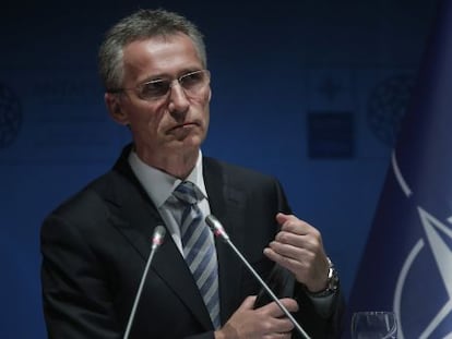 El secretario general de la OTAN, Jens Stoltenberg, este mi&eacute;rcoles en Antalya (Turqu&iacute;a).