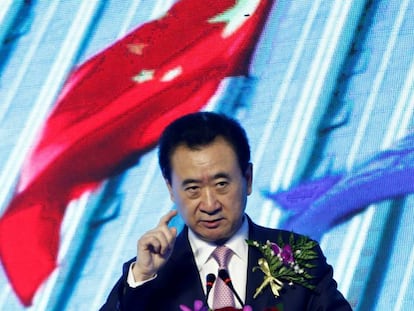 Wang Jianlin , en un discurso como presidente de Wanda. 