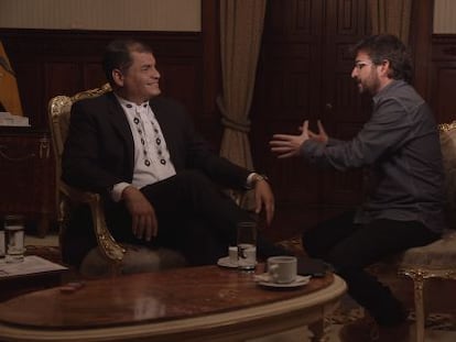 Rafael Correa, presidente de Ecuador, habla con Jordi Évole en ‘Salvados’